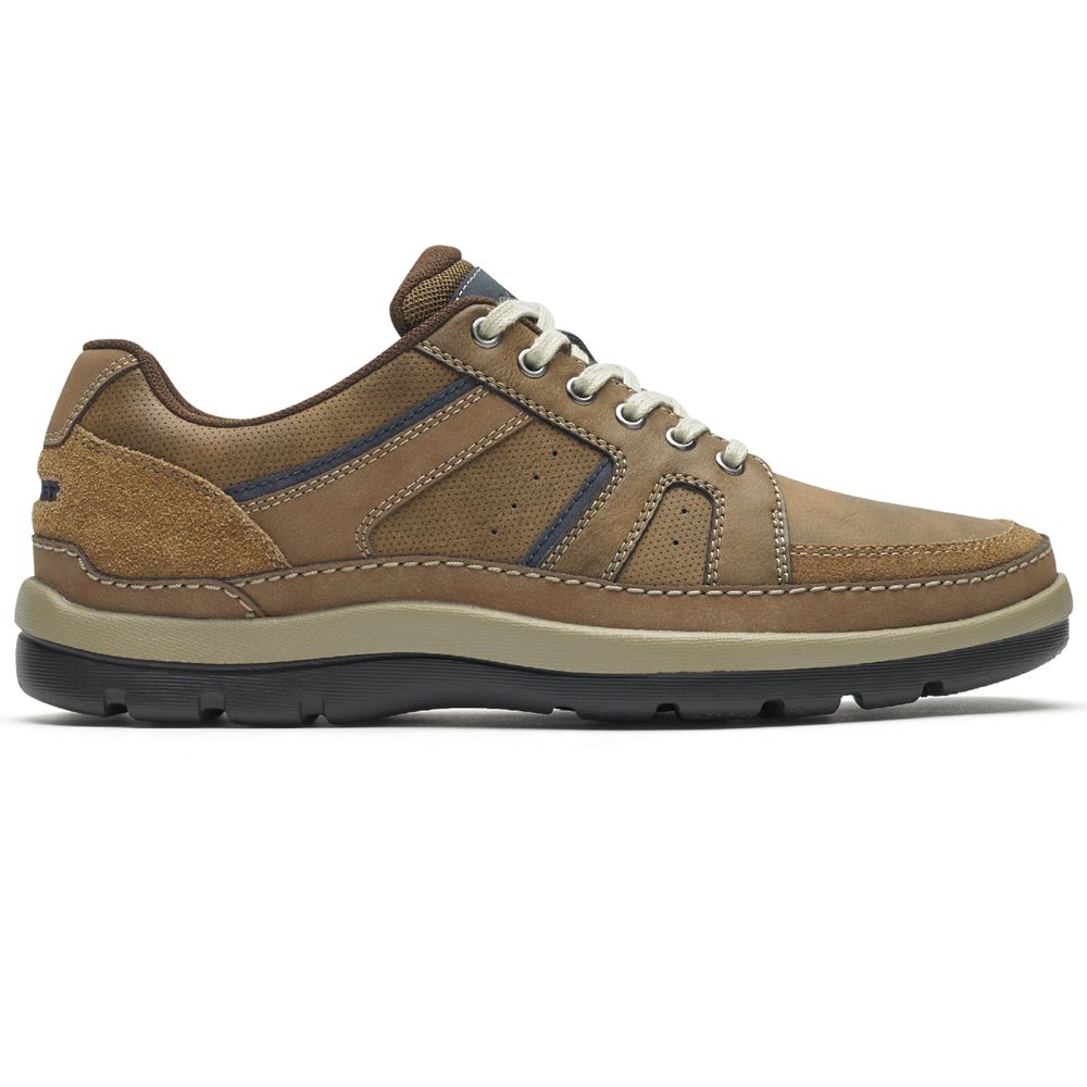 Rockport Get Your Kicks Mudguard Blucher - Mens Sneakers - Brown - NZ (EUF-286917)